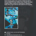 Presentación del libro “El patio trasero de ETA”