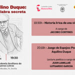 Jornada “Aquilino Duque: la palabra secreta”