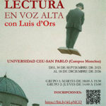 Lectura en Voz Alta con Luis d’Ors