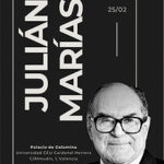 Jornada JULIÁN MARÍAS. UNA FILOSOFÍA PARA EL PRESENTE